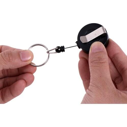 Plastic Heavy Duty Retractable Reel Badge ID Holder Belf Clip Nurse Name Card