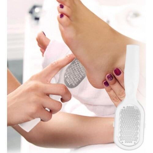 Foot Rasp Anti-dust Comfortable Grisp 304 Stainless Steel Dead Skin Foot Rasp for Home