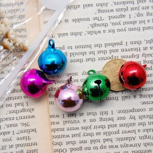 Multi-color Jingle Bells Craft Bells Bulk DIY Bells for Christmas Festival Decoration Party Home