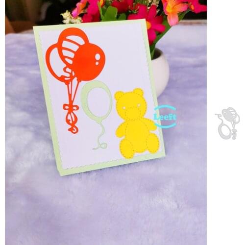 Craft Birthday Balloons Metal Dies Cut Template for Embossing DIY Scrapbooking Paper Album Gift Cards Making New Dies 2021