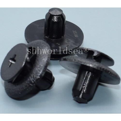 Shhworldsea 100PCS car plate decorative board Push Type Retainer For 2003-On For Toyota Fasteners For Cars Car Plastic Clip