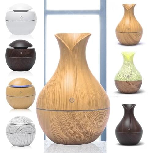 130Ml Aroma Essential Oil Diffuser Mini Air Humidifier USB Ultrasonic Mist Aromatherapy Portable Air Purifier LED Night Light
