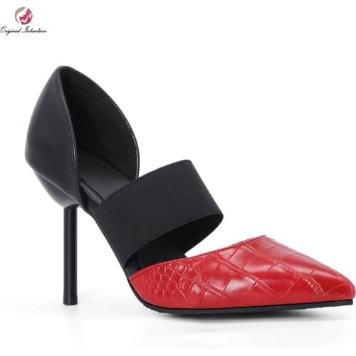 Women Sandals Mix Color Elastic Band Heels Summer Shoes Woman Gladiator Stiletto Sexy Fashion Party Casual Stripper Shoes Female