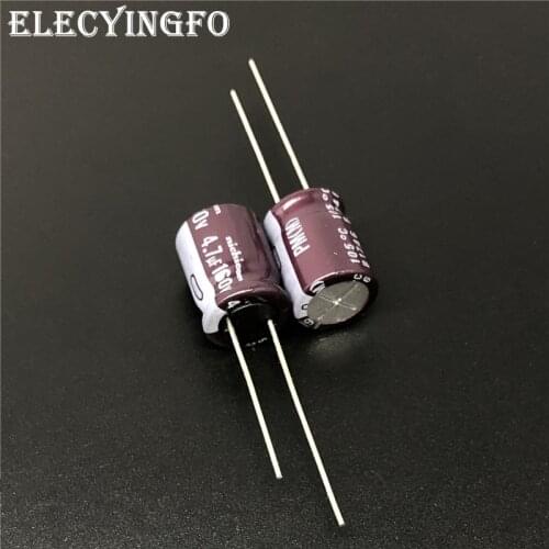 10pcs/100pcs 4.7uF 160V NICHICON PM Series 10x12.5mm 160V4.7uF Low Impedance Aluminum Electrolytic capacitor