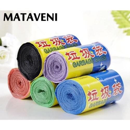 20PCS/Roll Plastic Trash Bag Garbage Bag 50*45cm Household Cleaning Tool