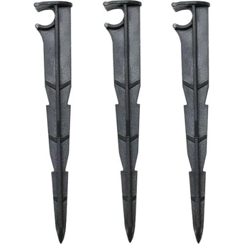 3/8" irrigation hose holder 8/11 garden hose bracket Plastic Fixed Stems Support Holder Drip Irrigation system accessories 4pcs