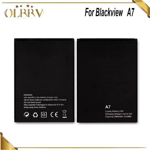 OLRRV 2800mAh Replace Parts Battery For Blackview A7 High Quality mobile phone Battery for Blackview A7 Phone