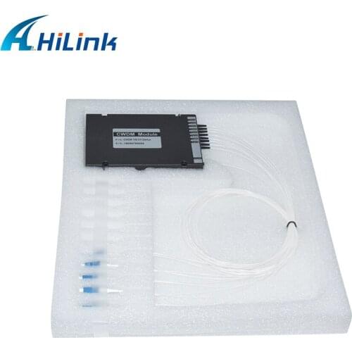 Free Shipping! ABS Box Single Fiber 1270nm-1410nm 8CH CWDM Mux/Demux