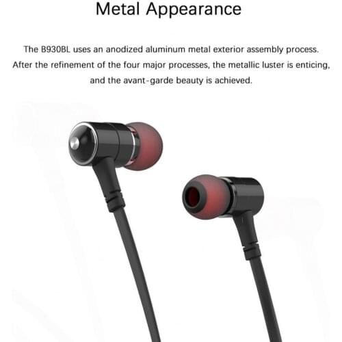 Awei B930BL Bluetooth Earphone Magnetic Stereo Mini In-ear Earbuds Wireless Sport Headset for Mobile Phone