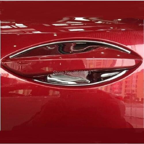 For Lexus NX NX200 NX200T NX300H 2015 2016 2017 ABS Chrome Door Handle Bowl Cover Trim Sequin Car Styling Exterior Accessories