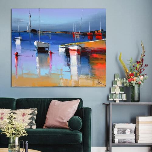 Living Room Home Decoration Modern Abstract Poster Bedroom Living Room Background Wall Printing Canvas Hanging Painting Core