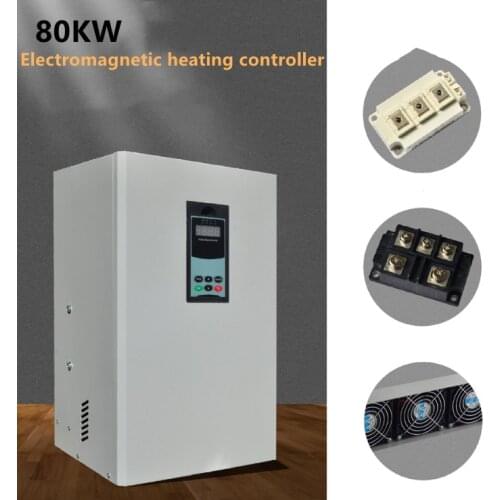 80kw Oil Pipeline Electromagnetic Heater, Ultrahigh Induction Heating Machine