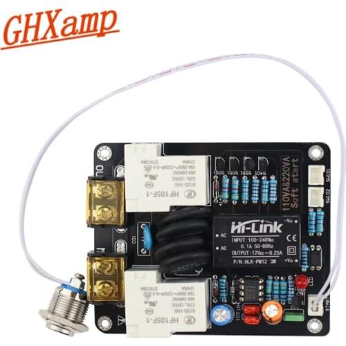 GHXAMP 2000W Amplifier Switch high power supply soft start board Light touch double temperature control 220V