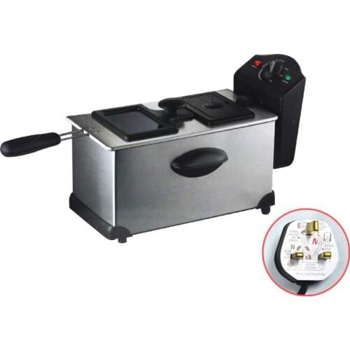 Commerical Electric Fryer 3L Deep Fryer Stainless Steel Household Chicken Duck Cooking Machine Fish Meat Fryer