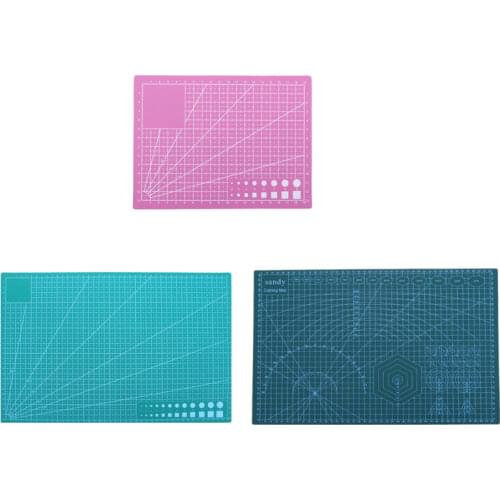 Professional A5 A3 Cutting Mat PVC Double Sided Self-healing Non Slip DIY cutting mat Board Patchwork Mat Pad 45*30CM 21*15CM