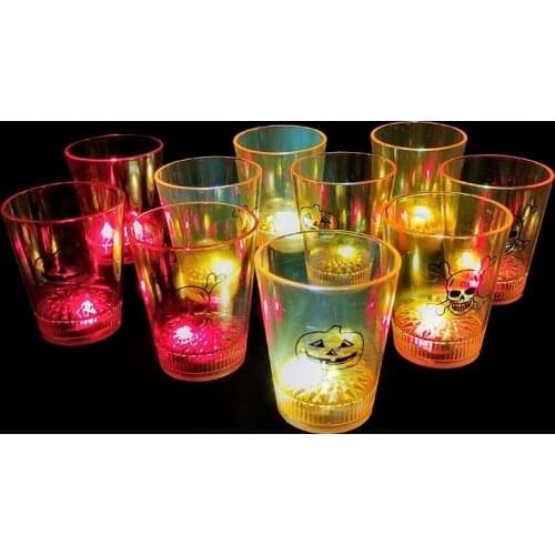 Led SHOT GLASS halloween skull mug beer mug carnival festival holiday