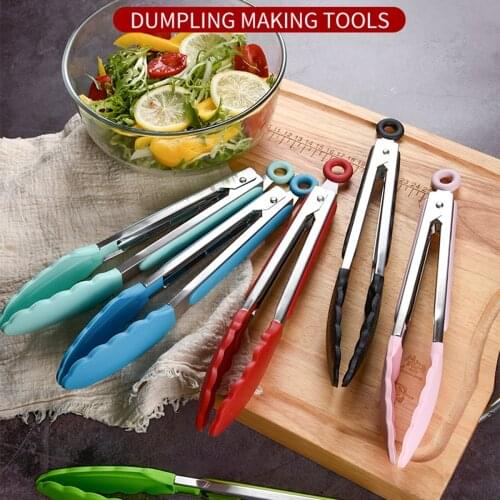 Kitchen Tools Food Grade Nylon Kitchen Tong Utensil Cooking Tong Clip Clamp Accessories Salad Serving Grilling Bbq Tools