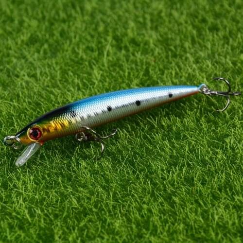 LINGYUE 1PCS Fishing Lure 8.2cm/6g Hard Minnow Floating Small Wobblers Crankbaits Plastic Bait Bass