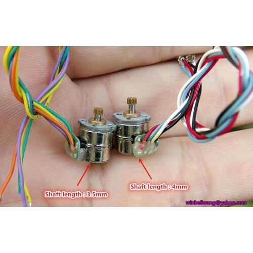 Brand new 8mm stepping motor sophisticated 2-phase 4-wire stepper motor