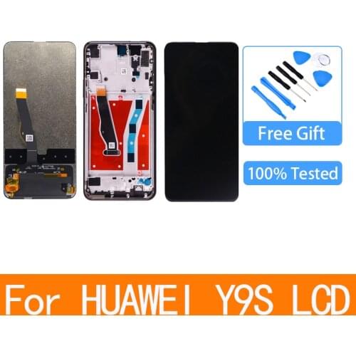 Original 6.59" Display Replacement With Frame For Huawei Y9S LCD Touch Screen Digitizer Assembly For HUAWEI Y9S LCD