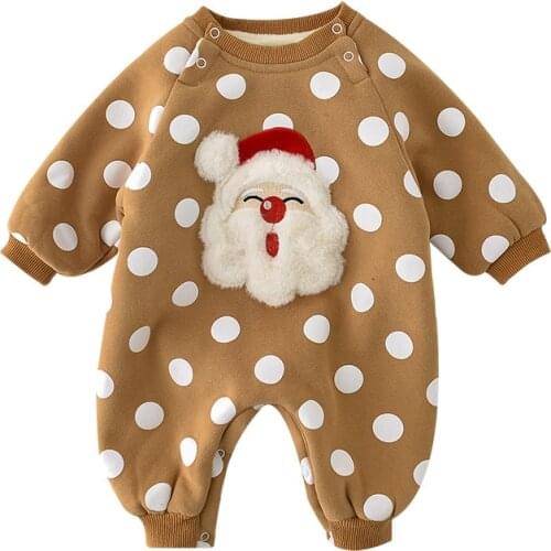 Fall Autumn Winter Christmas Baby Girls Clothes Newborn Baby Jumpsuit For Boys Unisex Baby Clothes Overalls 0-24M Baby Romper