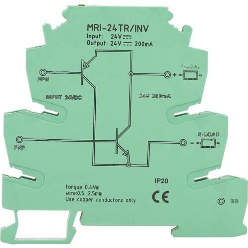 MRI-24TR/INV NPN PNP Signal Converter PLC Sensor IO Level Conversion Module HOT Wholesale