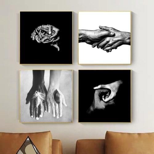 Modern Black and White Art Figure Decor Canvas Painting for Living Room Dining Room Wall Art Picture Decoration Printing Poster