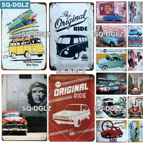 [SQ-DGLZ]ORIGINAL RIDE Metal Sign Vintage Metal Plates Cafe Pub Club Home Wall Decor Tin Signs Retro Plaque
