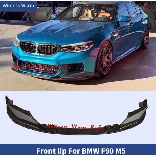 For G30 G38 M5 Style High Quality Carbon Fiber Front Bumper Lip Spoiler splitter For BMW F90 M5 front shovel Car body kit 2018