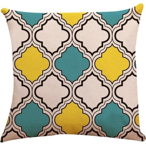 Explosion Models Abstract Colorful Geometric Pattern Art Pillow Sofa Cushion Cover Factory Direct Car Sofa Home Cushion