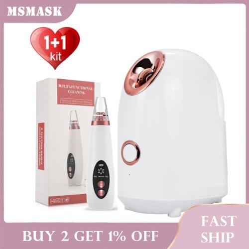 150ML Nano Ionic Facial Steamer+ Blackhead Acne Pimple Removal Facial Deep Cleansing Machine Hot Steaming Device Women Beauty