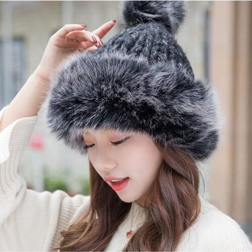 Cynewz Women's Hats With Pompoms