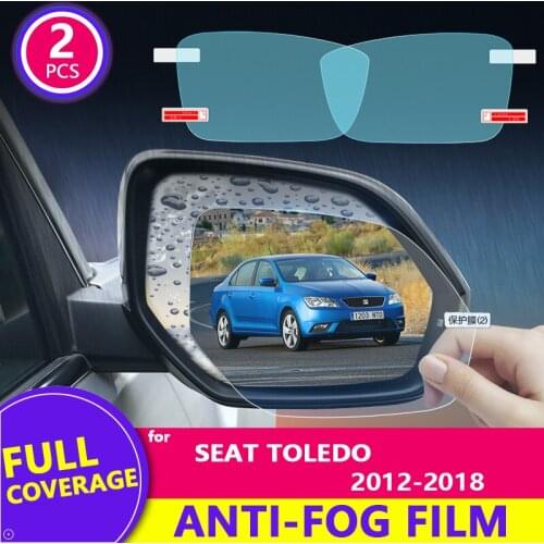 For Seat Toledo MK4 2012 - 2018 NH Full Cover Rearview Mirror Film HD Anti-Fog Rainproof Auto Mirror Sticker Car Accessories