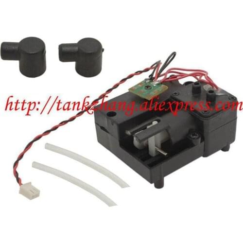 HENGLONG 1:16 RC tank spare parts No. Smoking gearbox / smoking gear box with head and pipes