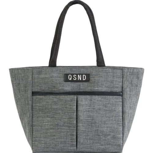 Insulated Lunch Bag Women Children Tote Meal Prep Box Thermal Cooler Outdoor Travel Storage Bag