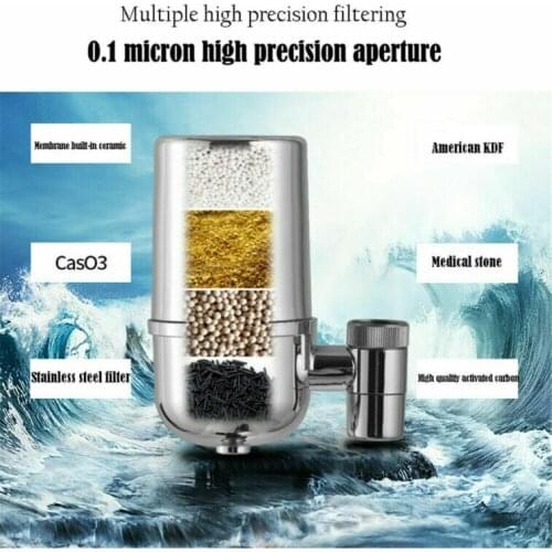 Tap Faucet Water Filter For Kitchen Sink Bathroom Mount Filtration Tap Purifier Mini Water Filters Removal Replacement Filter