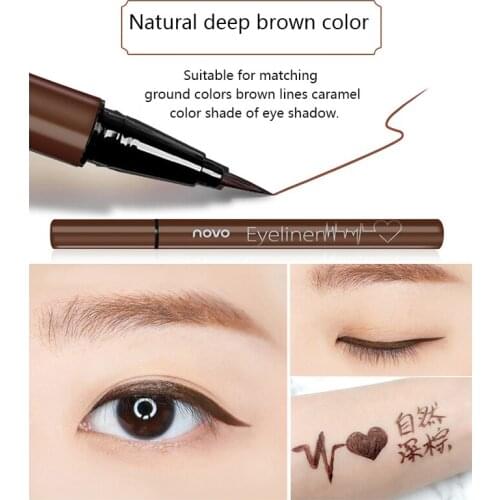 Colorful Matte Eyeliner Fine Tips Waterproof Long-lasting Easy To Wear Liquid Eye Liner Pencil Pigment Party Cosmetics TSLM2
