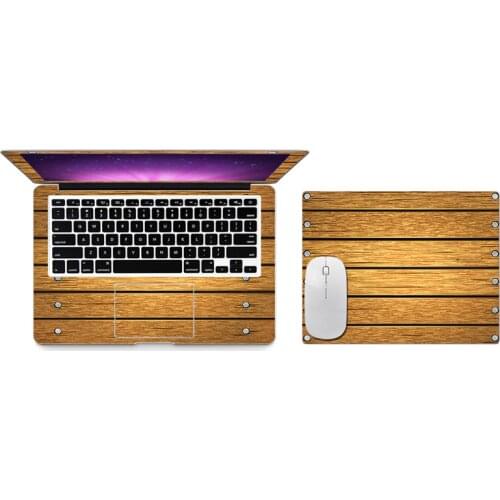 Wooden Paint Laptop Decal Sticker Skin For MacBook Air Pro Retina 11" 12" 13" 15" Vinyl Mac Case Notebook Body Full Cover Skin