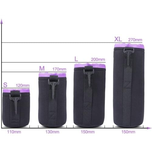 Drawstring Camera Lens Neoprene Bag Thick Protective Portable Pouch Shockproof Soft Quick Release Lightweight Camera Decor 1PCS