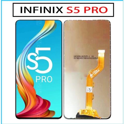 New LCD 6.53" For infinix s5 pro x660 x660B LCD Display + Touch Screen Digiziter Assembly With Tools