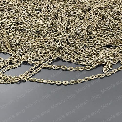 Wholesale Width 3mm Single Link 4*3mm Antique Bronze Iron Cable Chains Diy Findings Accessories 5 Meter (JM2748)