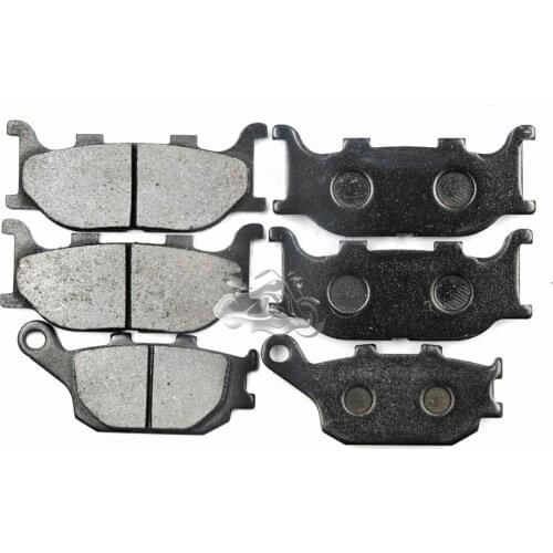 Front+Rear Brake Pads Set For Yamaha FZ6 FZ6N FZ6-S Fazer XJ-6 600 naked bike Diversion Motorcycle