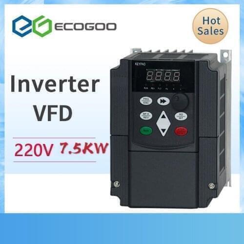 Frequency Converter Single Phase To 3 Phase Inverter 220v To 380v 7.5kw Variable Low Frequency Drive