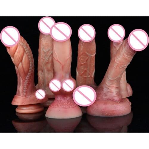 Skin Feeling Realistic Dildos Huge Fake Dick Sex Toys for Women Soft Liquid Silicone Big Penis Female Masturbator Erotic Product