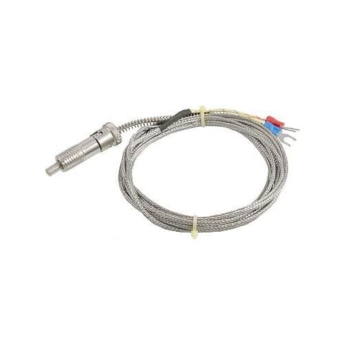 400C Adjustable Compression Spring Bayonet K Type Thermocouple 2M