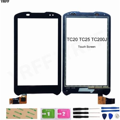 Touchscreen For Motorola Symbol Zebra TC20 TC25 TC200J Touch Screen Digitizer Glass Lens Panel Repair Parts Free Shipping