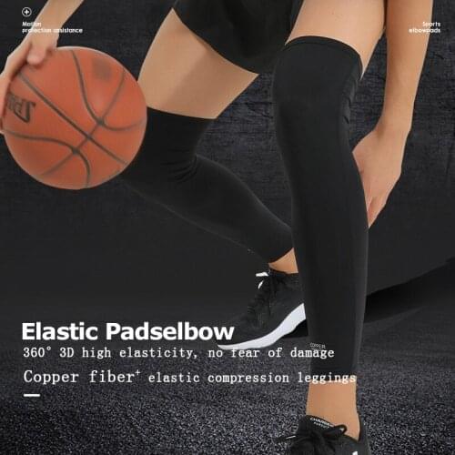 1Pc Sports Knee Pads MenS Outdoor Running Basketball Patella With Copper Fiber Pain Relief Elastic Compression Leggings