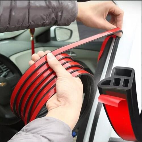 5M L Shape Seal Strip Car Door Hood Trim Edge Moulding EPDM Rubber Weatherstrip