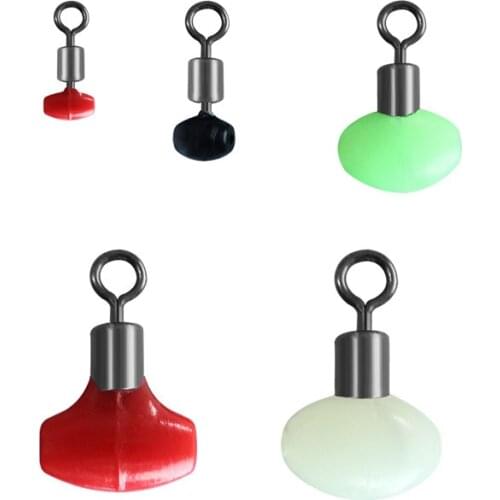 10Pcs Cross-Line Swivels & Bead T Shape Connector Carp Fishing Feeder Line Holder Trough Terminal Beads Fishing Tackle Tool