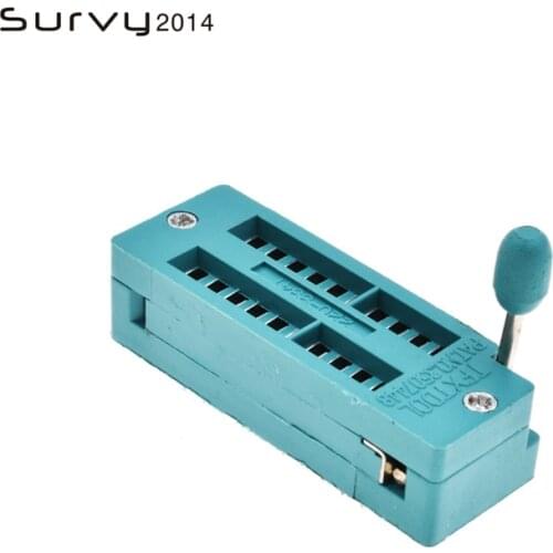 1/2 PCS Multifunctional Universal ZIF DIP IC Test Socket Kit 20 Pin Option Wireless Electronics Tantalum diy electronics